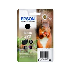 epson 378 black original ink cartridge squirrel c13t37814010