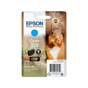 epson 378 cyan original ink cartridge squirrel c13t37824010