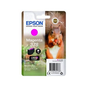 epson 378 magenta original ink cartridge squirrel c13t37834010