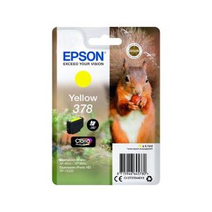 epson 378 yellow original ink cartridge squirrel c13t37844010