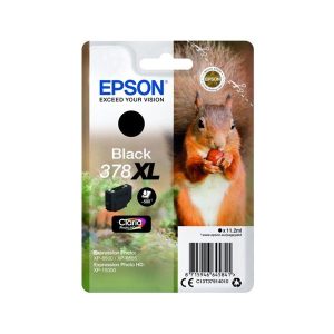 epson 378xl black original high capacity ink cartridge squirrel c13t37914010