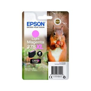 epson 378xl light magenta original high capacity ink cartridge squirrel c13t37964010