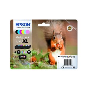 epson 378xl multipack full set 6 original high capacity ink cartridges squirrel c13t37984010