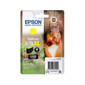 epson 378xl yellow original high capacity ink cartridge squirrel c13t37944010