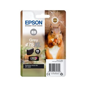epson 478xl grey original high capacity ink cartridge squirrel c13t04f64010