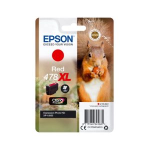 epson 478xl red original high capacity ink cartridge squirrel c13t04f54010