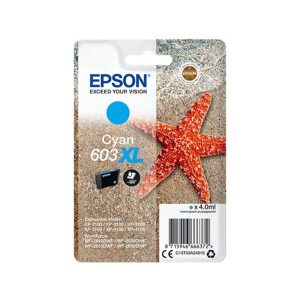 epson 603xl cyan original high capacity ink cartridge starfish c13t03a24010