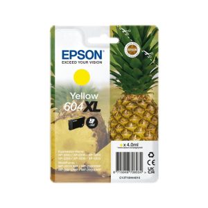 epson 604xl yellow original high capacity ink cartridge pineapple c13t10h44010