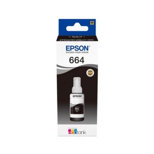 epson 664 black original ink bottle c13t664140