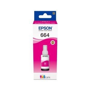 epson 664 magenta original ink bottle c13t664340