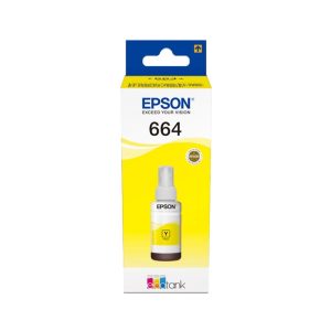 epson 664 yellow original ink bottle c13t664440