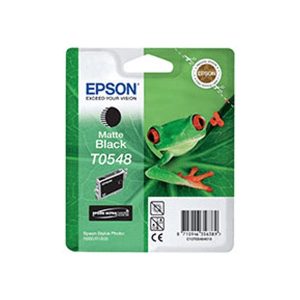 epson t0548 matte black original ink cartridge frog c13t05484010
