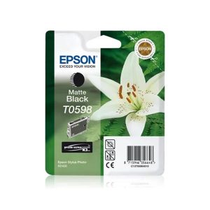 epson t0598 matte black original ink cartridge lily c13t059840