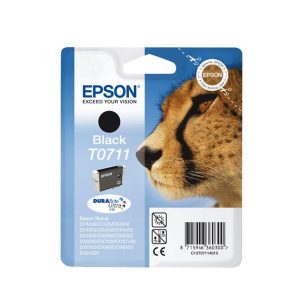 epson t0711 black original ink cartridge cheetah c13t07114010