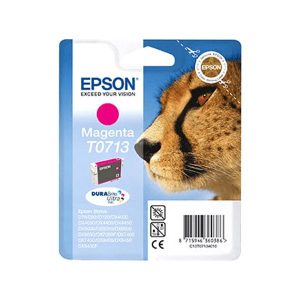 epson t0713 magenta original ink cartridge cheetah c13t07134010