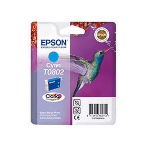 epson t0802 cyan original ink cartridge hummingbird c13t08024011