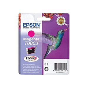 epson t0803 magenta original ink cartridge hummingbird c13t08034010