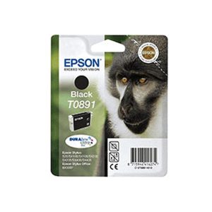 epson t0891 black original ink cartridge monkey c13t08914010