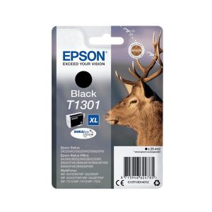 epson t1301 black original high capacity ink cartridge stag c13t13014012