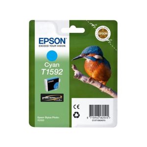 epson t1592 cyan original ink cartridge kingfisher c13t15924010