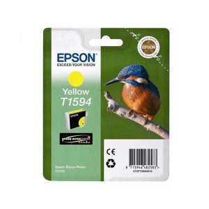 epson t1594 yellow original ink cartridge kingfisher c13t15944010