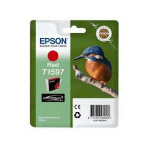 epson t1597 red original ink cartridge kingfisher c13t15974010
