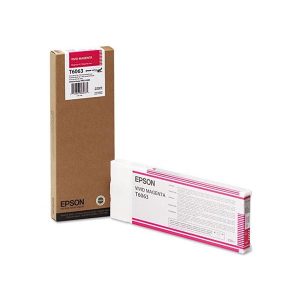 epson t6063 vivid magenta original ink cartridge c13t606300