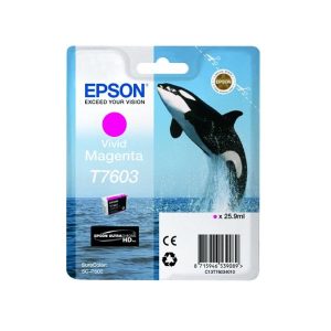 epson t7603 vivid magenta original ink cartridge killer whale c13t760340