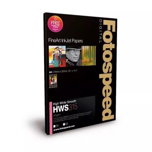 fotospeed high white smooth 315gsm a3plus 25 sheets