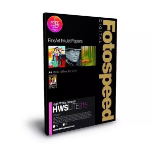 fotospeed high white smooth lite 215gsm a2 25 sheets