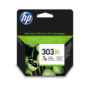 hp 303xl tricolour original high capacity ink cartridge t6n03ae