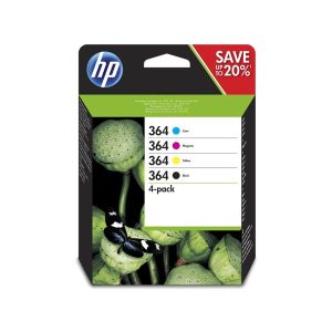 hp 364 multipack set 4 original ink cartridges n9j73ae