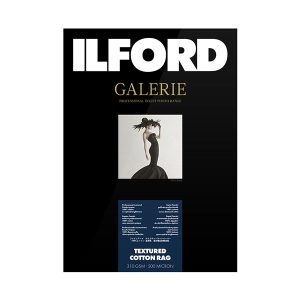 ilford gallerie textured cotton rag 310gsm a3plus 25 sheets