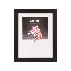 mono 14x11inch with a4 mount black photo frame