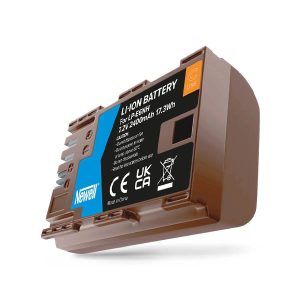 newell battery for canon cameras with usbc recharging lpe6nh