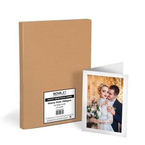 novajet heavyweight matt 280gsm a5 greetings cards 25 cards