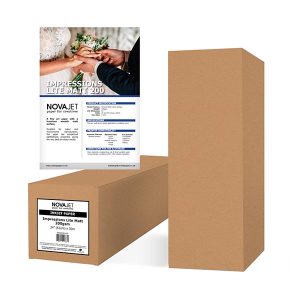 novajet impressions lite matt 200gsm 44inch roll 30m