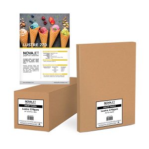novajet lustre 270gsm 7x5inch 100 sheets