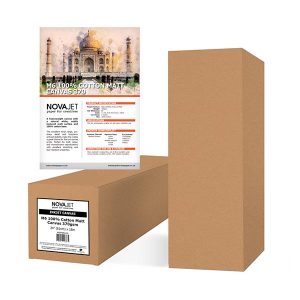 novajet m6 canvas 370gsm 17inch roll 18m