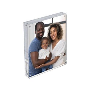 permajet magnetic a4 acrylic block photo frame