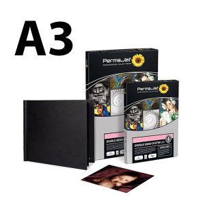 permajet snapshut black a3 landscape photobook paper bundle ds oyster 25 sheets