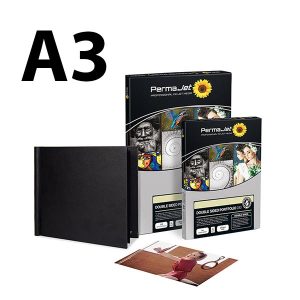 permajet snapshut black a3 landscape photobook paper bundle ds portfolio 25 sheets