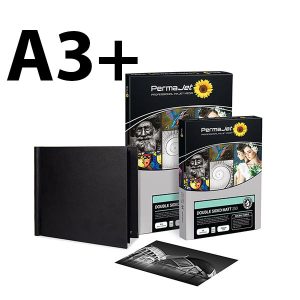 permajet snapshut black a3plus landscape photobook paper bundle ds matt 25 sheets