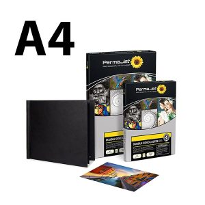 permajet snapshut black a4 landscape photobook paper bundle ds lustre 25 sheets