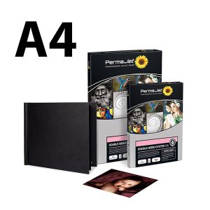 permajet snapshut black a4 landscape photobook paper bundle ds oyster 25 sheets