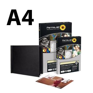 permajet snapshut black a4 landscape photobook paper bundle ds portfolio 25 sheets