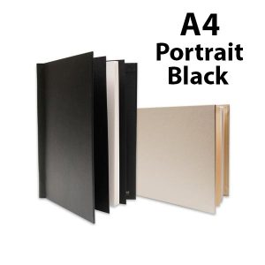 permajet snapshut black a4 portrait photo book 25mm spine