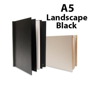 permajet snapshut black a5 landscape photo book 25mm spine