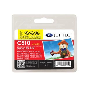 remanufactured canon pg510 black ink cartridge 2970b001aa