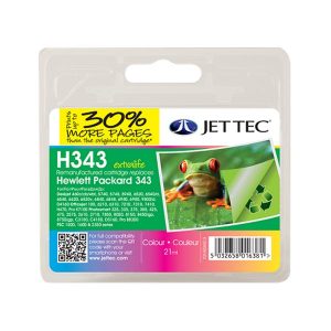 remanufactured hp 343 tricolour ink cartridge c8766ee